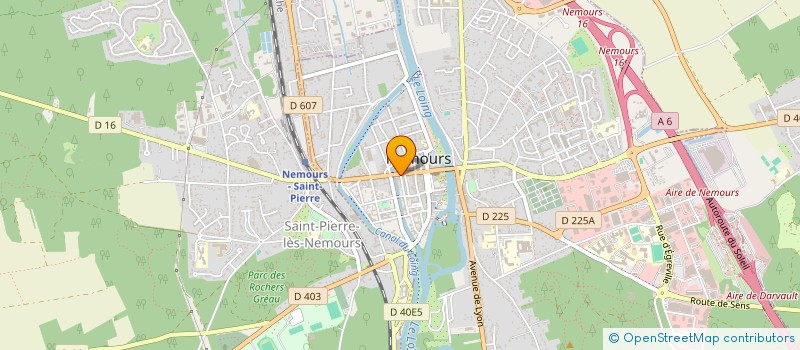 localisation de l'entreprise COMMUNE NEMOURS  NEMOURS