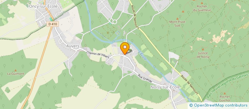 localisation de l'entreprise COMMUNE NOISY SUR ECOLE  NOISY-SUR-ECOLE