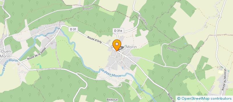 localisation de l'entreprise COMMUNE ORLY SUR MORIN  ORLY-SUR-MORIN