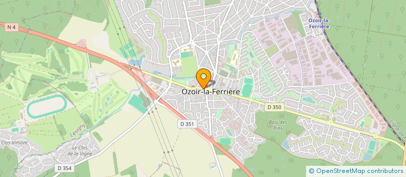 localisation de l'entreprise COMMUNE OZOIR LA FERRIERE  OZOIR-LA-FERRIERE