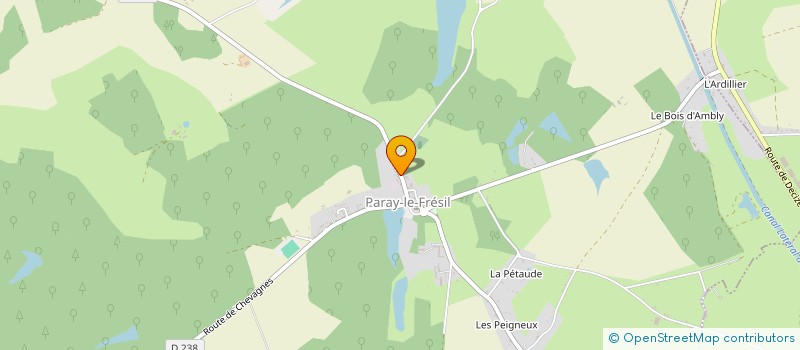 localisation de l'entreprise COMMUNE PARAY LE FRESIL  PARAY-LE-FRESIL