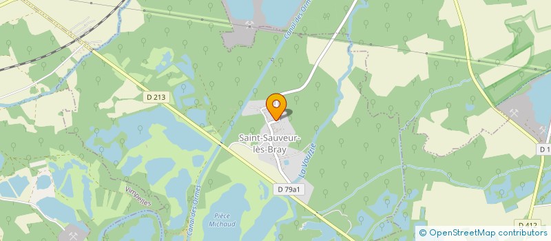 localisation de l'entreprise COMMUNE SAINT SAUVEUR LES BRAY  SAINT-SAUVEUR-LES-BRAY