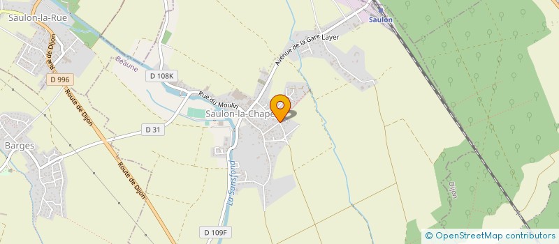 localisation de l'entreprise COMMUNE SAULON-LA-CHAPELLE  SAULON-LA-CHAPELLE