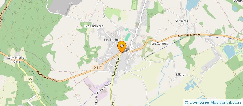 localisation de l'entreprise COMMUNE SICCIEU ST JULIEN ET CARISIEU  SICCIEU-SAINT-JULIEN-ET-CARISIEU