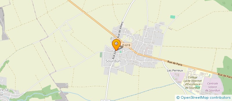 localisation de l'entreprise COMMUNE SOURDUN  SOURDUN