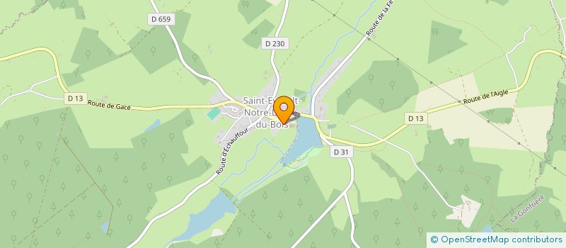 localisation de l'entreprise COMMUNE ST EVROULT NOTRE DAME DU BOIS à SAINT-EVROULT-NOTRE-DAME-DU-BOIS