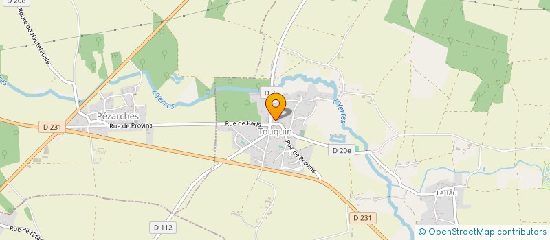 localisation de l'entreprise COMMUNE TOUQUIN  TOUQUIN