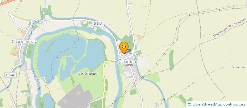 localisation de l'entreprise COMMUNE TRILBARDOU  TRILBARDOU