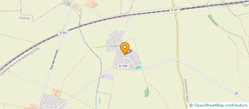 localisation de l'entreprise COMMUNE VILLEROY  VILLEROY