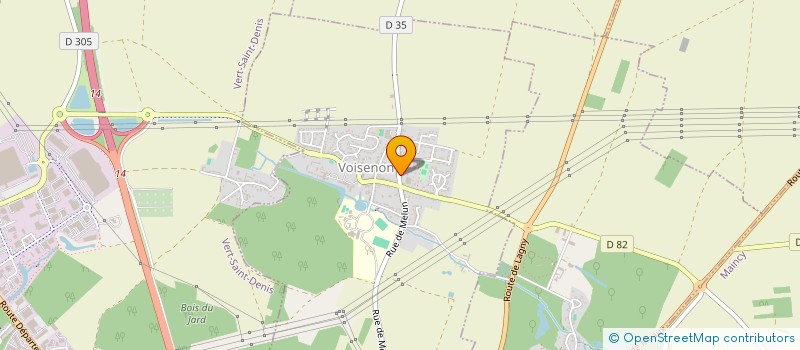 localisation de l'entreprise COMMUNE VOISENON  VOISENON