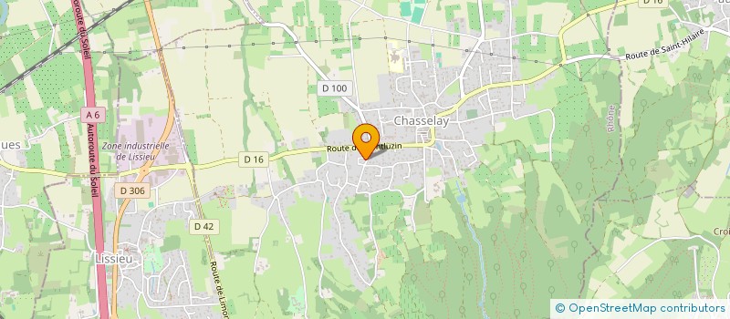 localisation de l'entreprise COMMUNEASY à CHASSELAY