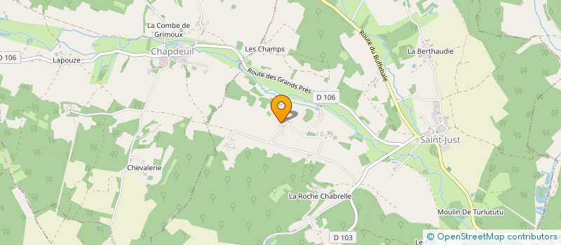 localisation de l'entreprise COMMUNES ACTIVES à SAINT-JUST