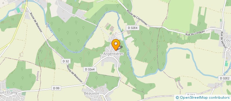 localisation de l'entreprise COMMUNIC'ACTIONS  ARGENTIERES