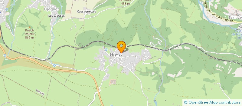 localisation de l'entreprise COMMUNIC AIDE FORMATION ECOUTE HUMANITE  SALLES-LA-SOURCE