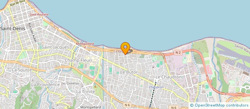 localisation de l'entreprise COMMUNIC AUDIOVISUEL PROMOT OCEAN INDIEN à SAINT-DENIS