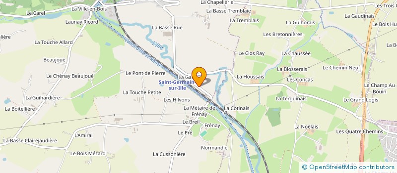 localisation de l'entreprise COMMUNIC EXPO STANDS  SAINT-GERMAIN-SUR-ILLE