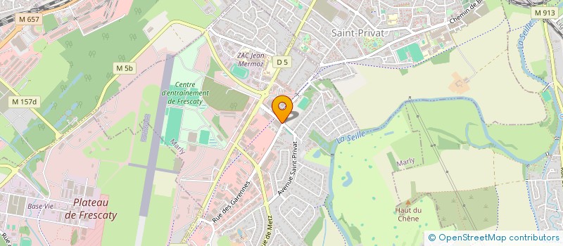 localisation de l'entreprise COMMUNIC INTERACTIVITE EVENEMENT LOISIRS  MARLY