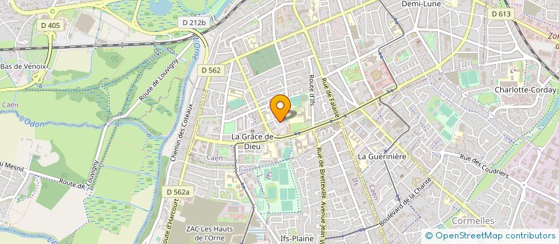 localisation de l'entreprise COMMUNIC INTERNET NETWORKS SOLUTIONS à CAEN
