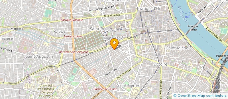 localisation de l'entreprise COMMUNICA APPLICATIO INFORMATI à BORDEAUX