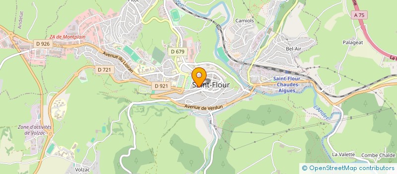 localisation de l'entreprise COMMUNICA PLUS à SAINT-FLOUR
