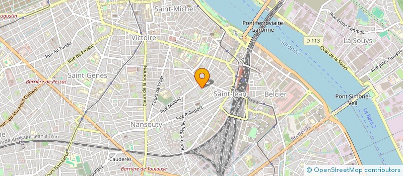 localisation de l'entreprise COMMUNICACTION à BORDEAUX