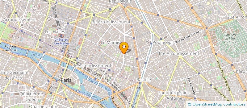 localisation de l'entreprise COMMUNICAPLUMES  PARIS