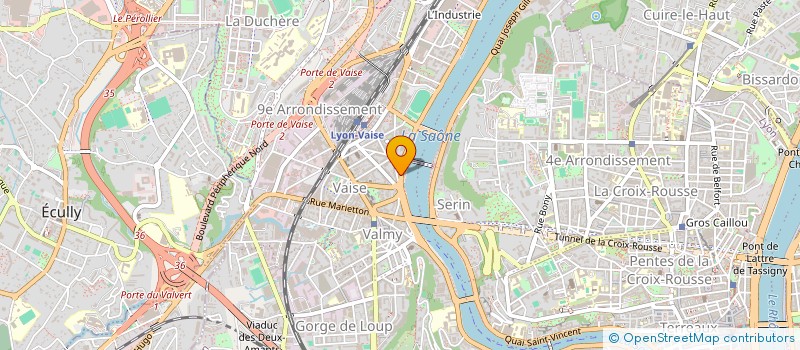 localisation de l'entreprise COMMUNICARE  LYON