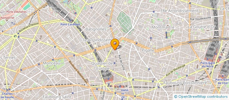 localisation de l'entreprise COMMUNICAT DIFFUS PUBLICITE IMPRESS  PARIS