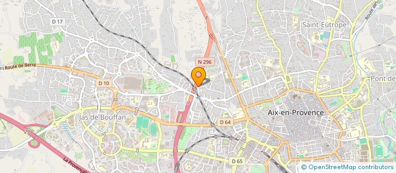 localisation de l'entreprise COMMUNICATIF à AIX-EN-PROVENCE