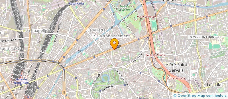 localisation de l'entreprise COMMUNICATION 2000  PARIS