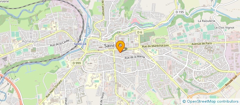 localisation de l'entreprise COMMUNICATION 50  SAINT-LO