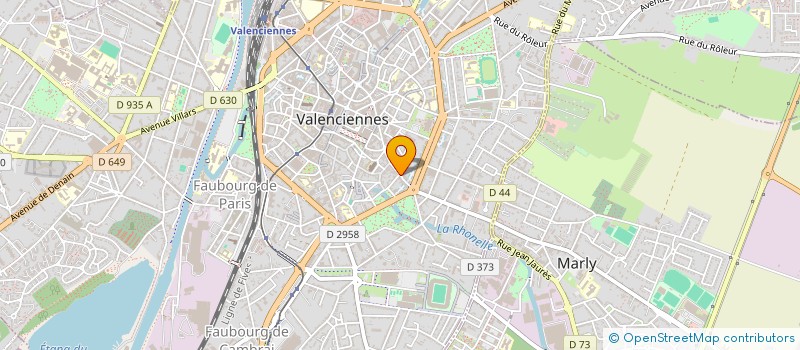 localisation de l'entreprise COMMUNICATION CHAINE GRAPHIQUE à VALENCIENNES