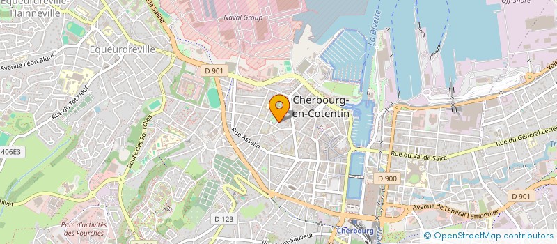 localisation de l'entreprise COMMUNICATION CONSEIL à CHERBOURG-EN-COTENTIN