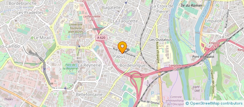 localisation de l'entreprise COMMUNICATION D'INTERET GENERAL à TOULOUSE