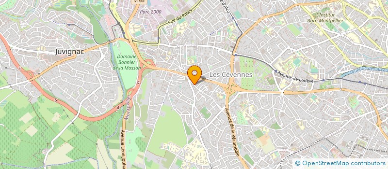 localisation de l'entreprise COMMUNICATION DIFFUSION CONSEIL à MONTPELLIER