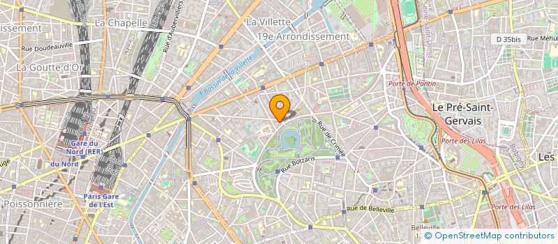 localisation de l'entreprise COMMUNICATION DU TERRITOIRE  PARIS