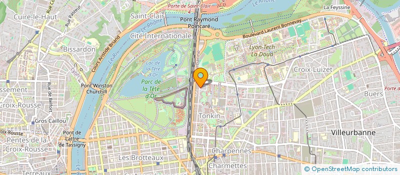 localisation de l'entreprise COMMUNICATION ECHANGES PROFESSIONNELS à VILLEURBANNE