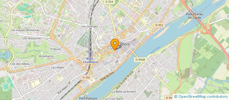 localisation de l'entreprise COMMUNICATION ET BUSINESS  BLOIS