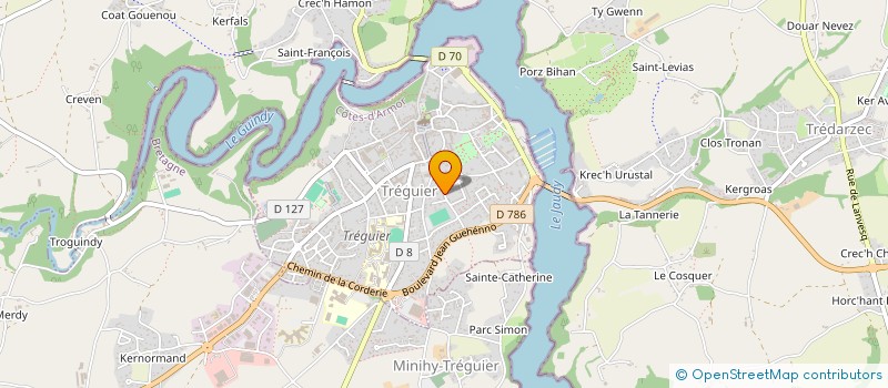 localisation de l'entreprise COMMUNICATION ET CHANGEMENTS THERAPEUTIQUES  TREGUIER