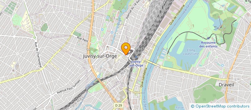 localisation de l'entreprise COMMUNICATION ET COMMUNES à JUVISY-SUR-ORGE