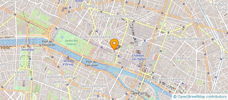 localisation de l'entreprise COMMUNICATION FORMATION RECRUTEMENT CONS à PARIS