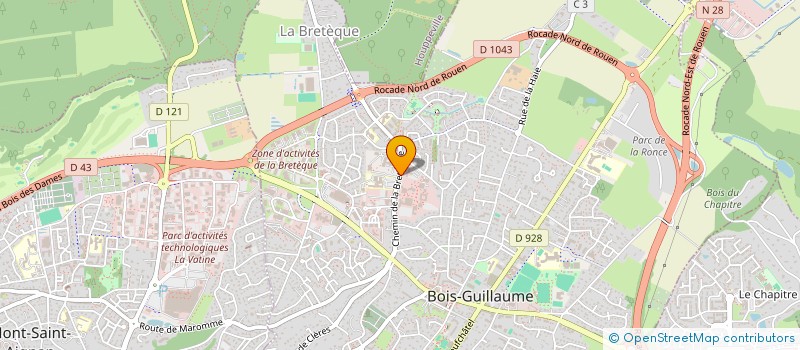 localisation de l'entreprise COMMUNICATION INFORMATION PRESSE à BOIS-GUILLAUME