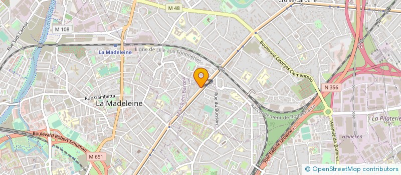 localisation de l'entreprise COMMUNICATION INFORMATION PRESSE à LILLE