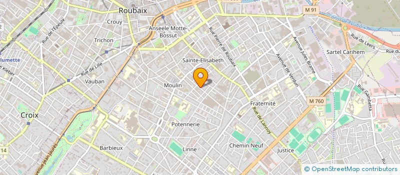 localisation de l'entreprise COMMUNICATION INFORMATIQUE TELECOM à ROUBAIX