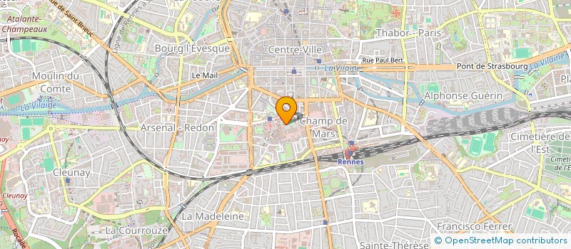 localisation de l'entreprise COMMUNICATION INTERACTIVE à RENNES