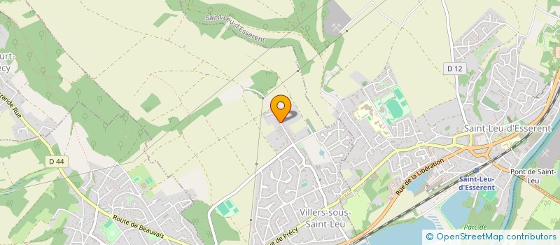 localisation de l'entreprise COMMUNICATION LAMY  SAINT LEU D'ESSERENT