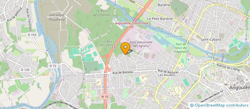 localisation de l'entreprise COMMUNICATION NONVIOLENTE ANGOUMOISINE ET ALENTOURS à ANGOULEME