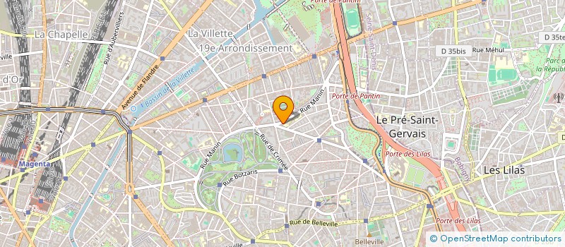 localisation de l'entreprise COMMUNICATION PAR LES GENS à PARIS