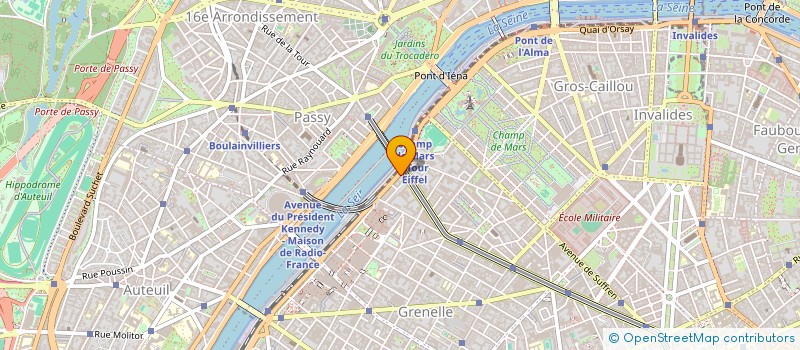 localisation de l'entreprise COMMUNICATION & PROGRAMME  PARIS