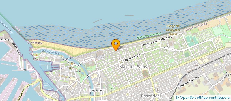 localisation de l'entreprise COMMUNICATION QUALITE FORMATION DIAGNOST à DUNKERQUE